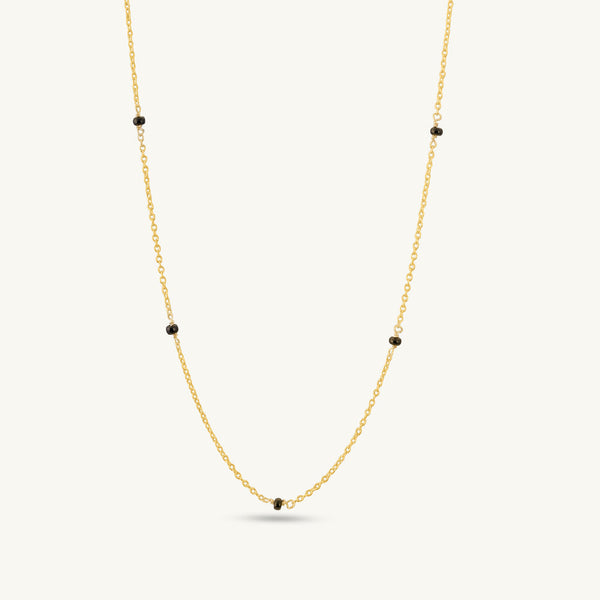 Gilded Dainty Mangalsutra | BIS Hallmarked | 18k Gold Vermeil