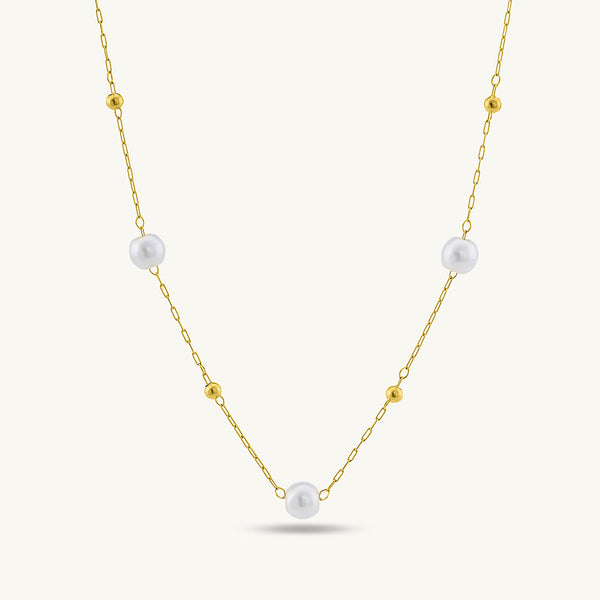 Moonstone Cascade Necklace