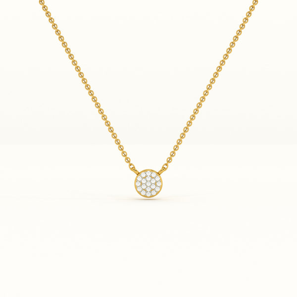 Celeste Cluster 0.07 Carat Lab Grown Diamond Necklace