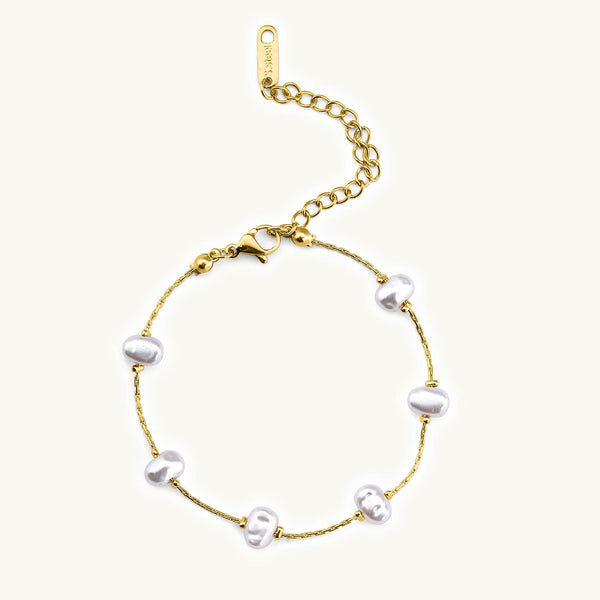 Classical Baroque Pearl Bracelet