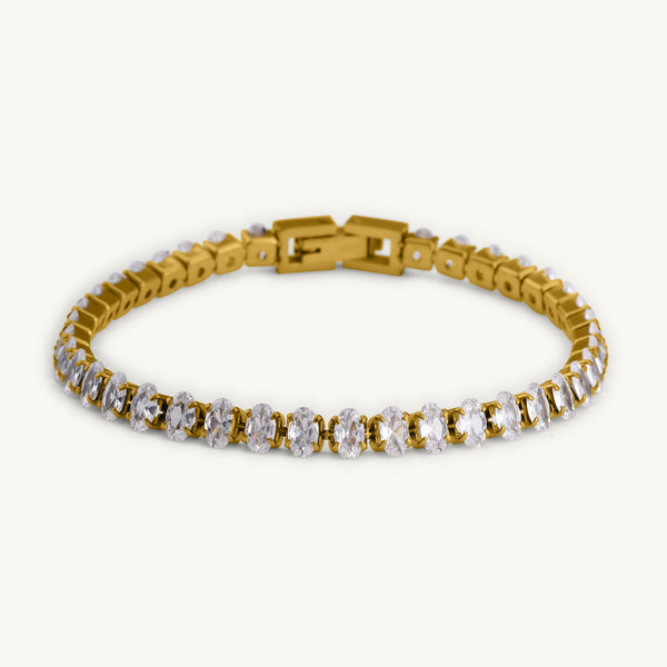 Premium Oval Diamond Bracelet