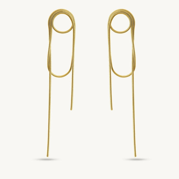 Golden Chain Earrings