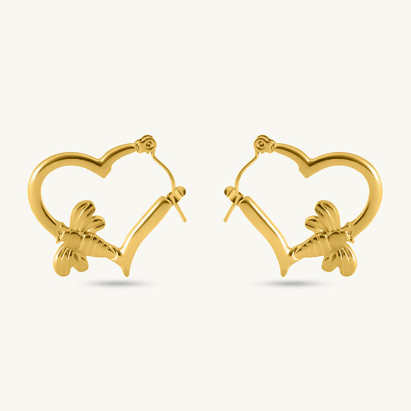 Sweetheart Bee Earrings