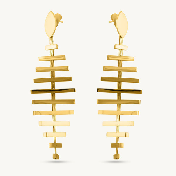 Stacked Bar Earrings