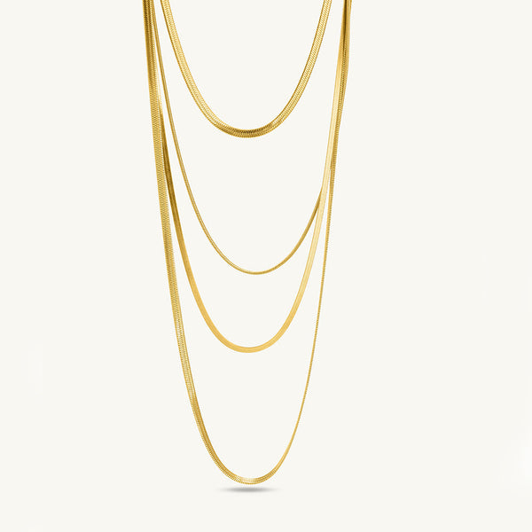 Layered Snake Gold Chain