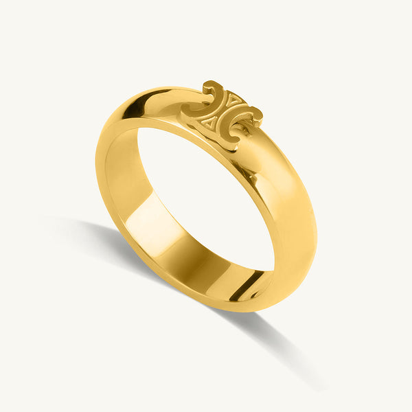 Women CC Gold Ring