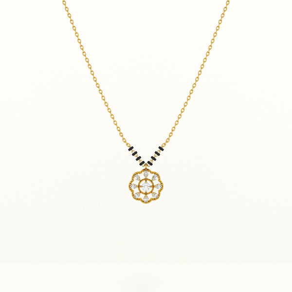 Mandala 925 Silver Mangalsutra | BIS Hallmarked | 18k Gold Vermeil