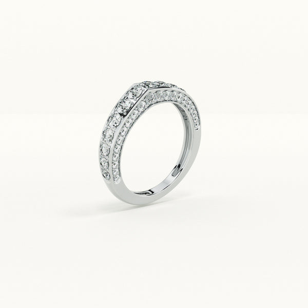 Glintfire Silver Ring