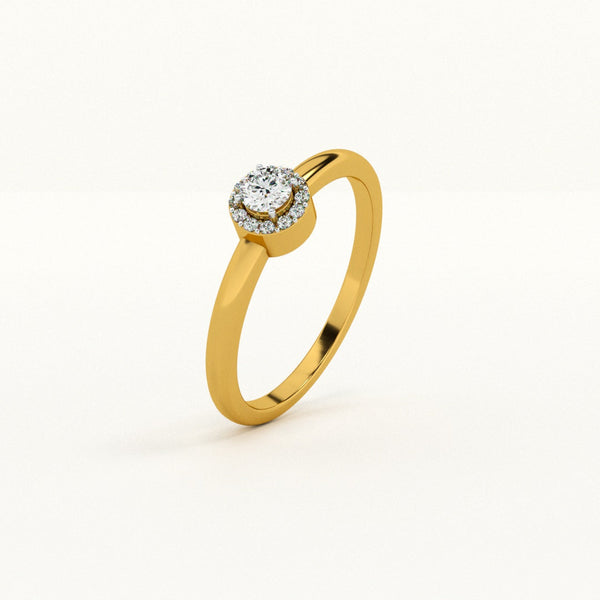 Queen Solitaire 0.15 Carat Lab Grown Diamond Ring