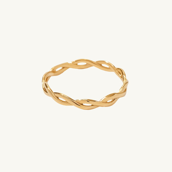 Gold-tone Entwined Ring