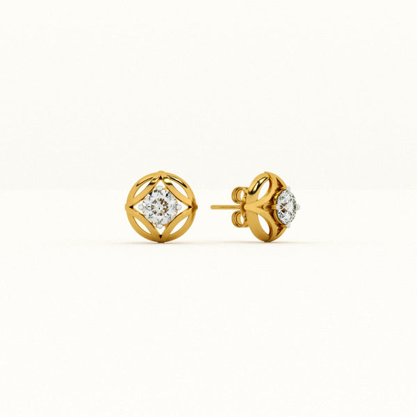 Gilded Grace 0.69 Carat Lab-Grown Diamond Earrings