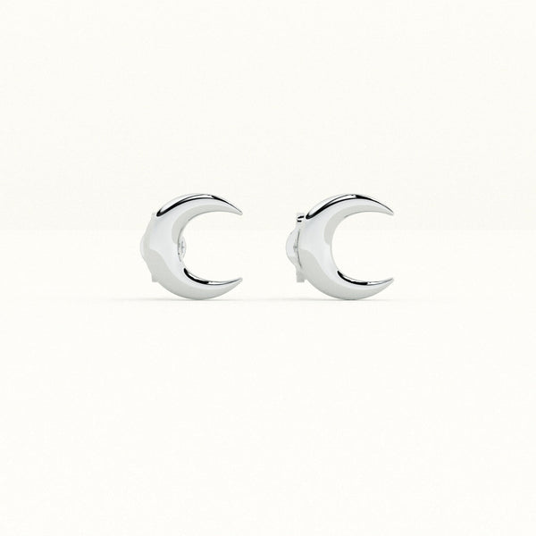 Silver Tusk Septum 925 Sterling Silver Studs