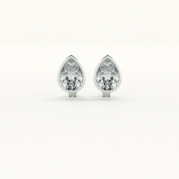 Classic Pear 925 Sterling Silver Earrings
