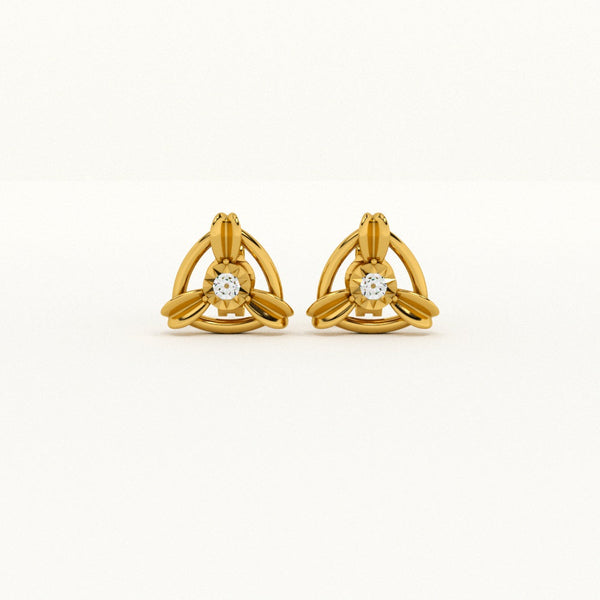 Trinity Knot 0.05 Carat Lab-Grown Diamond Studs