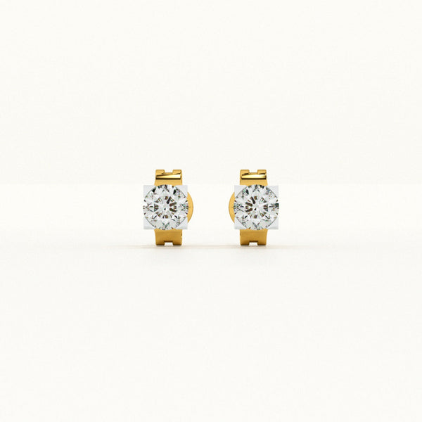 Square Shine 0.57 Carat Lab-Grown Diamond Earrings