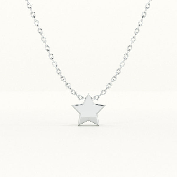 Minimalist Star 925 Sterling Silver Necklace