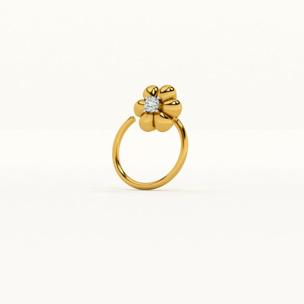Petal Glow 0.01 Carat Lab-Grown Diamond Pin