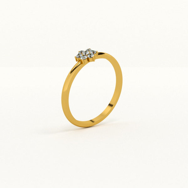 Blossom Spark 0.11 Carat Lab-Grown Diamond Ring