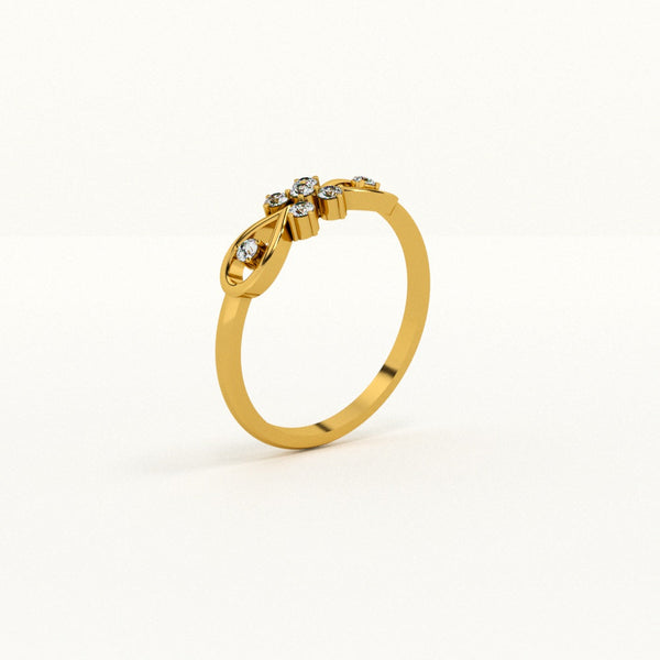Twist of Elegance 0.11 Carat Lab-Grown Diamond Ring