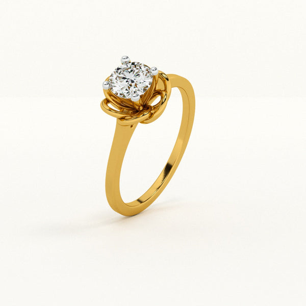 Six Petal Sparkler 0.54 Carat Lab-Grown Diamond Ring