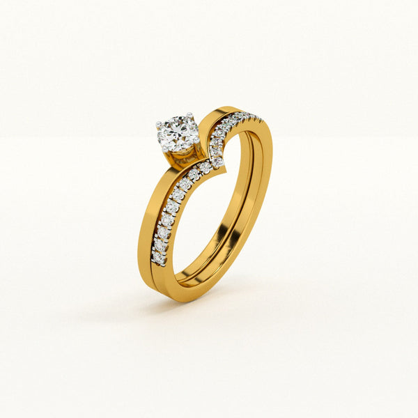 Sovereign V Duo 0.35 Carat Lab-Grown Diamond Ring