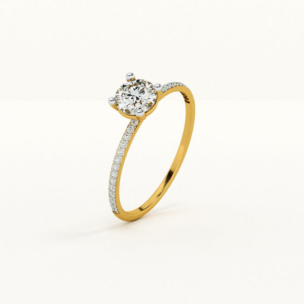 Shimmering Band 0.72 Carat Lab-Grown Diamond Ring