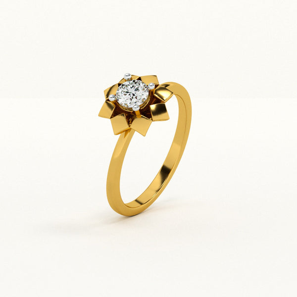 Framed Sparkle 0.21 Carat Lab-Grown Diamond Ring