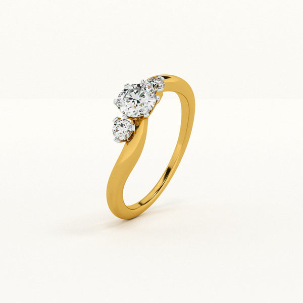 The Harmony Trio 0.46 Carat Lab-Grown Diamond Ring