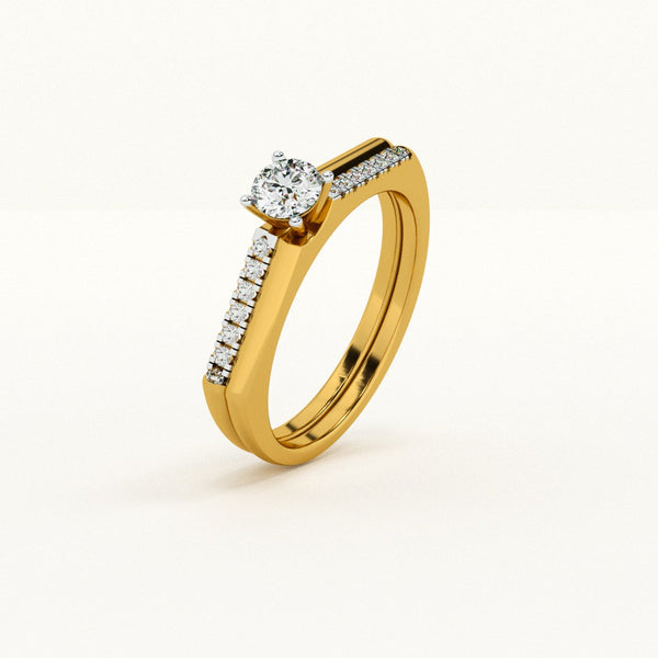 Split Shank 0.31 Carat Lab-Grown Diamond Ring