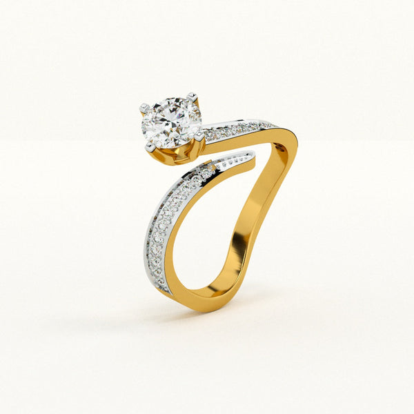 The Comet Tail 0.75 Carat Lab-Grown Diamond Ring