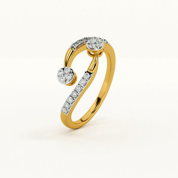 Celestial Dance 0.19 Carat Lab-Grown Diamond Ring