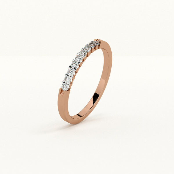 Ecliptic Grace 6KT 0.1 Carat lab-Grown Diamond Ring