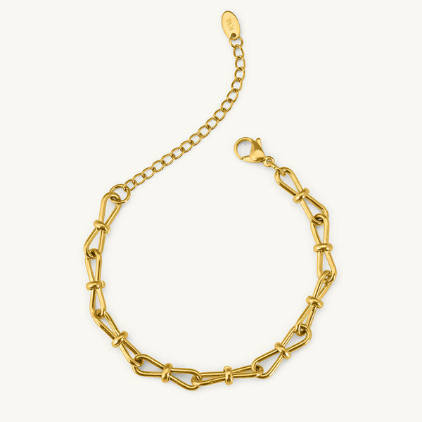 Abstract Link Bracelet