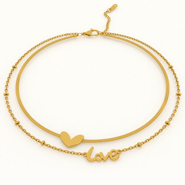 Heartfelt "Love" Strand Bracelet