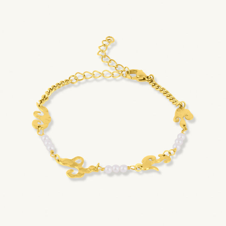 Pearl Chain Bracelet-1
