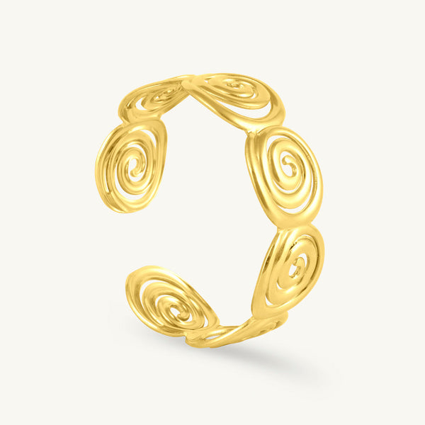 Chunky Swirl Cuff Bracelet-1