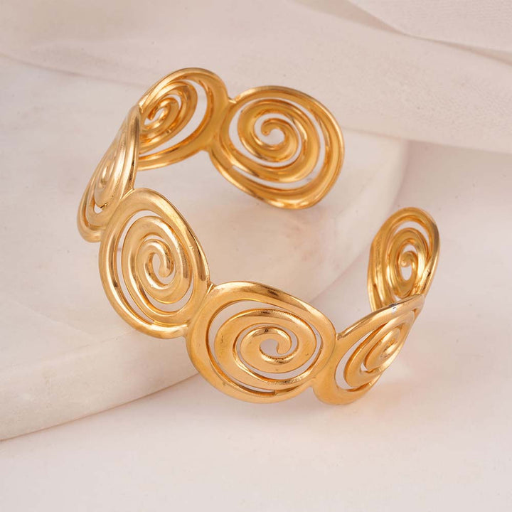Chunky Swirl Cuff Bracelet-2