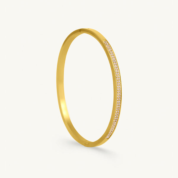 Classy Stone Bangle Bracelet-1