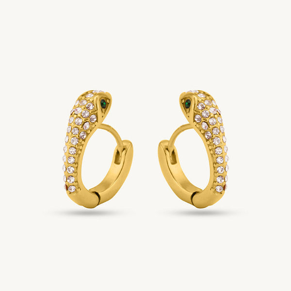 Serpent Glow Hoops