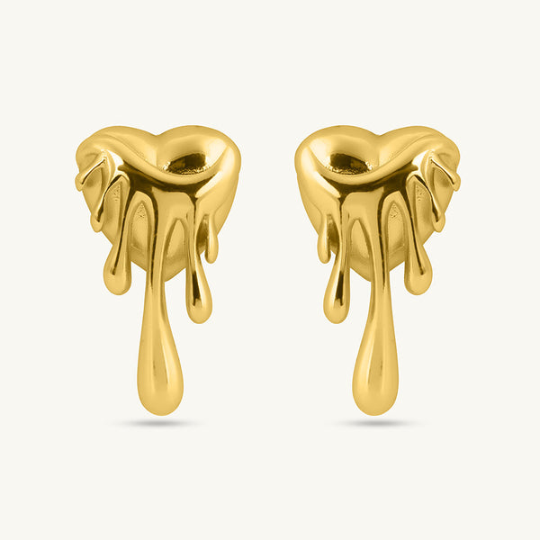 Sculpted Melted Heart Drops