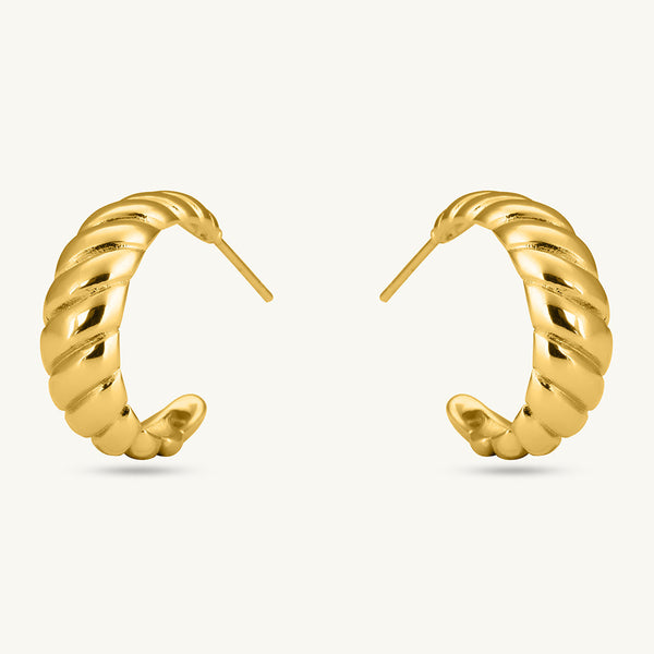 Croissant Hoop Earrings