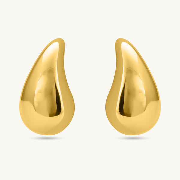 Trendy Plain Teardrop Earrings