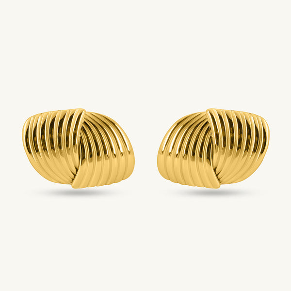 Alice Swirl Fan Earrings