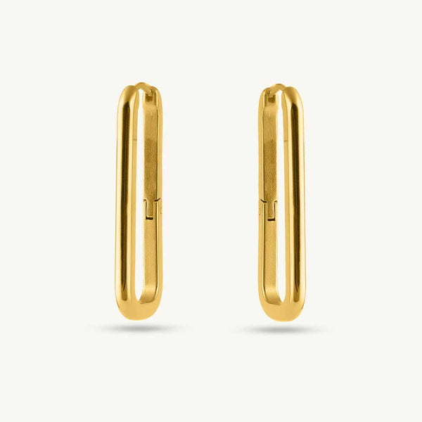 Golden Frame Hoops