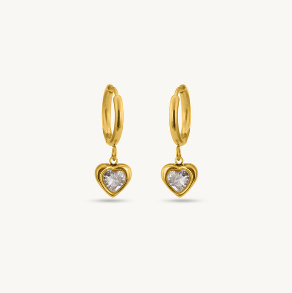 Gemini Heart Hoops