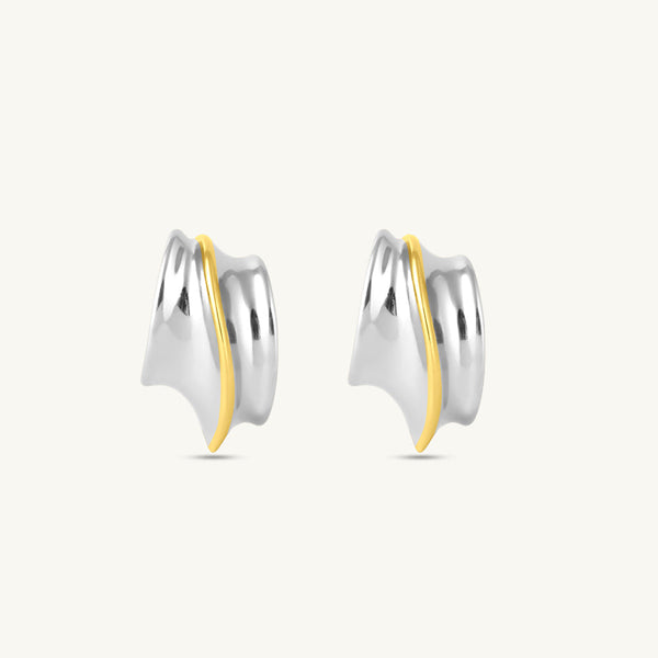 Artistic Folded Drop Earrings