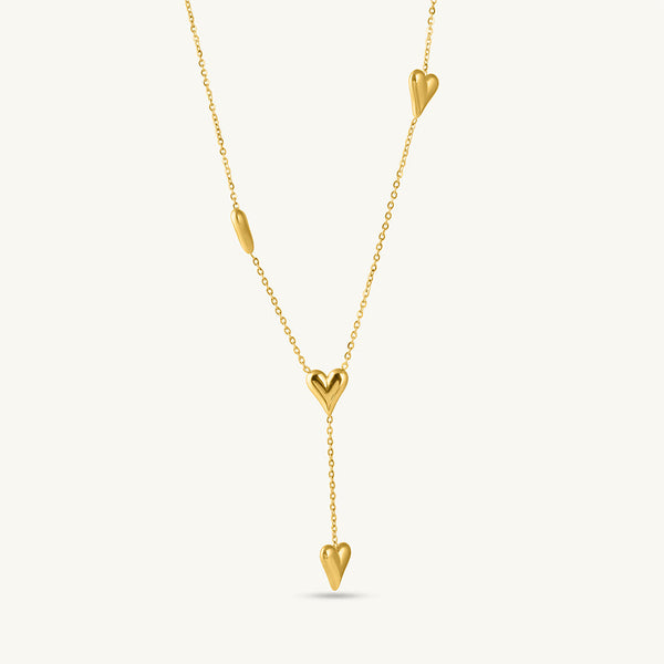 Heartstrings Gold Necklace