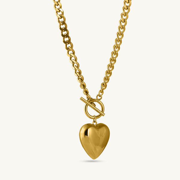Love Cascade Gold Neklace