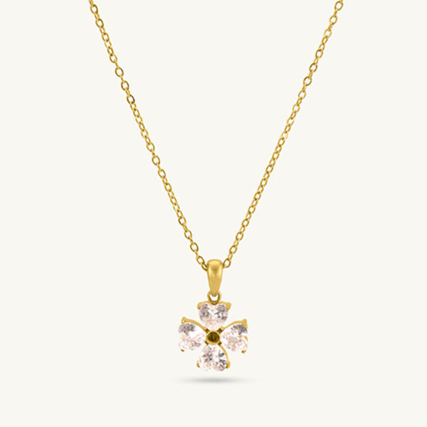Blooming Brilliance Floral Necklace