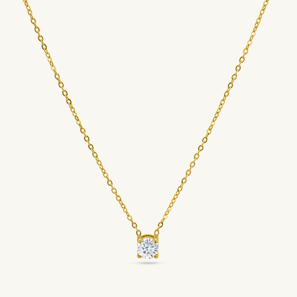 Classic Solitaire Glow Pendant